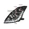 Spec-D Tuning 06-09 Nissan 350Z Projector Headlights, LHP-350Z06G-RS LHP-350Z06G-RS - alternate 6
